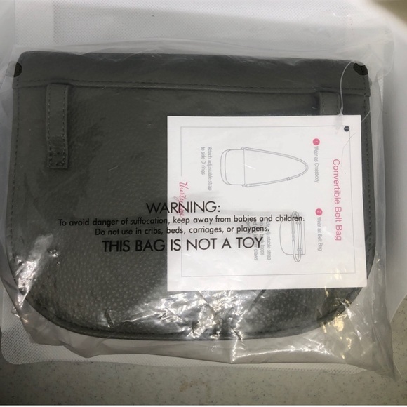 NWT | Thirty-One Convertible Belt Bag Crossbody | Ooh-la-la Olive Pebble - Picture 3 of 10